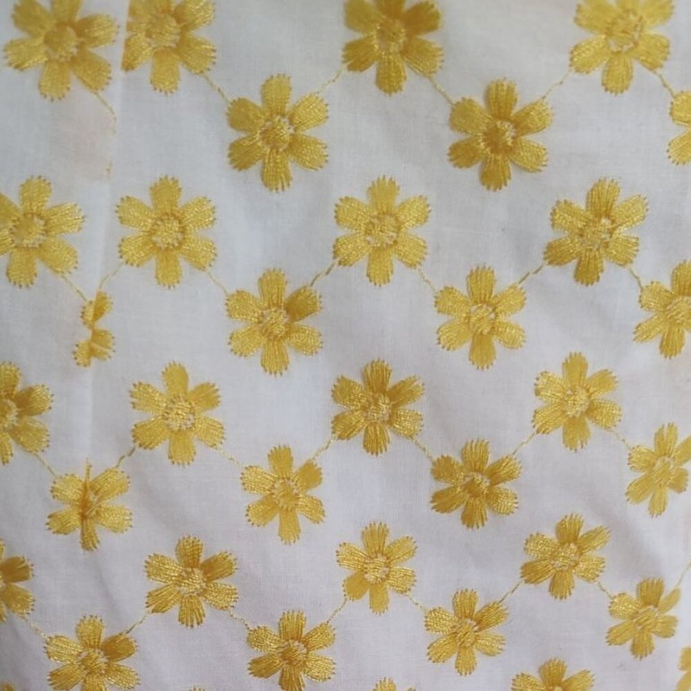 Significant Other Allure Yellow Strapless Maxi Dress Sunflower Embroidered NEW - Picture 11 of 14